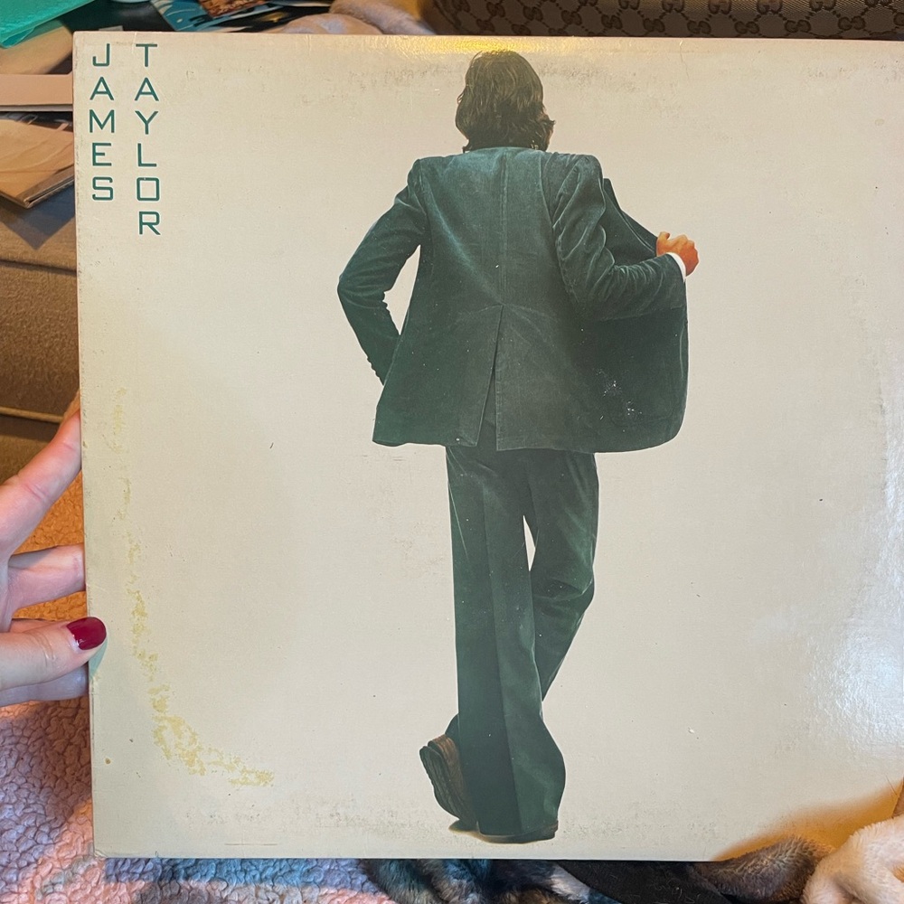 Vintage James Taylor original in the pocket vinyl record